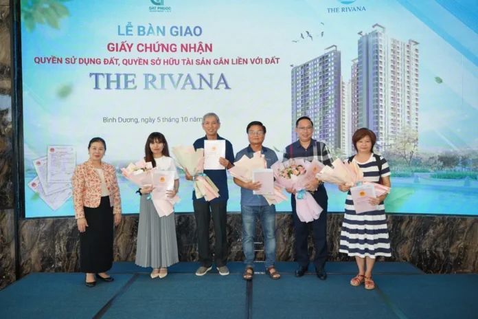 Bàn giao sổ hồng The Rivana